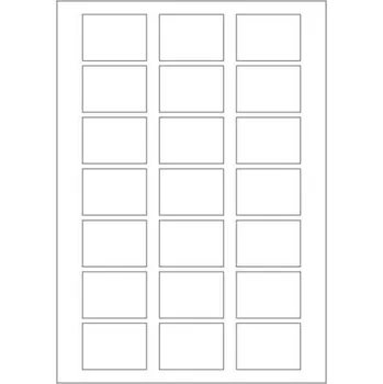 Speciální papír Etikety PRINT 50x36 mm bílé lesklé 170 g/m2 (50xA4)