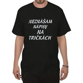 Pánské tričko Tričko Nesnáším nápisy na tričkách SK - XXL