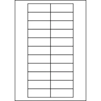 Speciální papír Etikety PRINT 68,5x23 mm bílé (balení 100xA4)