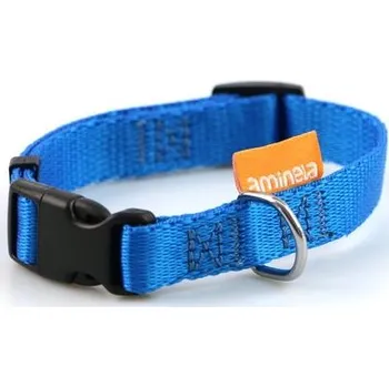 Obojek pro psa Aminela obojek 25mm/35-55cm modrý