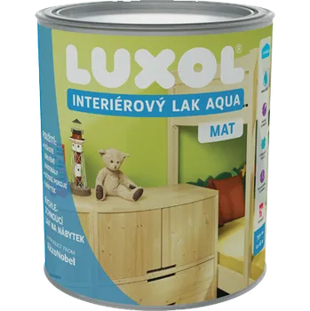 Lak na dřevo Luxol Interiérový lak AQUA lesk 2,5l