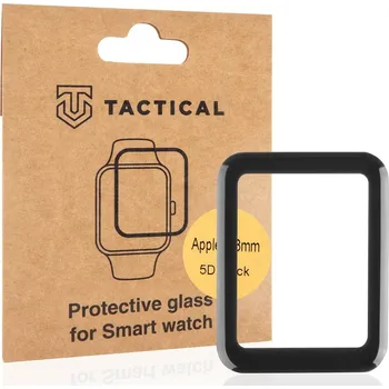 Ochranné sklo Tactical Glass Shield 5D pro Apple Watch 38mm Series1/2/3, black