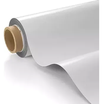Dekorativní magnet Magnetická fólie popisovatelná fixy na whiteboard, š. 60 cm, 0,6 mm, bílá lesklá, metráž