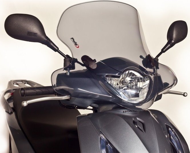 Plexi City Touring 6436 HONDA SH 125i 4T E3 (13-17), SH 150i 4T E3 (13-16) Kouřová (H)
