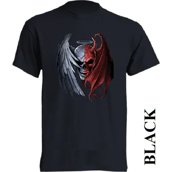 detske-levne-bavlnene-tricko-potisk-andel-dabel Barva: Black -černá, velikost: 152