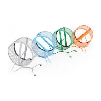 Kolotoč chromový síťovaný - mix barev, 20cm 1ks