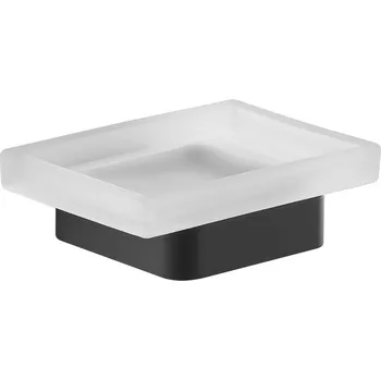 Mýdlenka Gedy SAMOA mýdlenka, mléčné sklo, černá mat