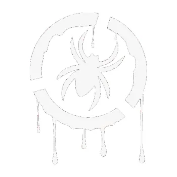 Samolepící dekorace SAMOLEPKA Pavouk 001 - pravá (09 - bílá) NA AUTO, NÁLEPKA, FÓLIE, POLEP, TUNING, VLASTNÍ TEXT, TISK, AUTOSAMOLEPKY.cz, POLEPY, OBRÁZEK, LOGO, SAMOLEPKY