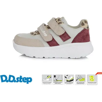 Dívčí polobotky D.D.Step F083-41879C Barva: Šedá, Velikost: 31