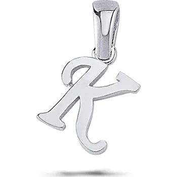 Přívěsek Lillian Vassago Zlatý přívěsek písmeno K LLV03-GP002-K Barva zlata: Bílá