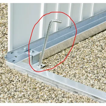 Příslušenství pro zahradní stavbu Biohort Zemní roxor kotva - kolík 4 ks (bal) (4 ks, v sadě. )