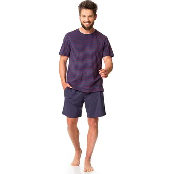 Pánské pyžamo Pánské pyžamo Key MNS 325 Velikost: M, Vzor: 325
