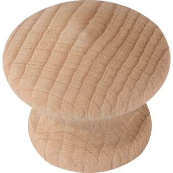 Nábytkové kování Walteco Nábytkový knopek Humberto, průměr 35mm, buk přírodní, FSC Množství: 1 ks