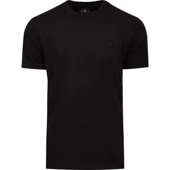 FERATT Tričko LOUIS biobavlna krátký rukáv černé Velikost: XXXL