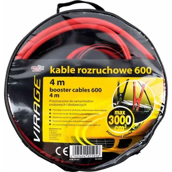 Startovací kabel Moje Auto Virage - Startovací kabely 600A 4m