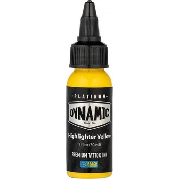 Tetovací barva Dynamic Platinum Highlighter Yellow 30ml