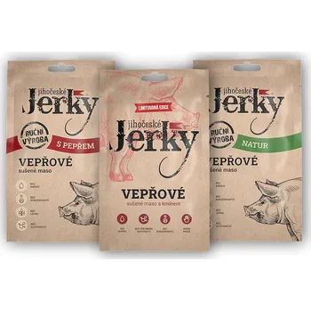 Potravina Jihočeské jerky vepřové 20g s pepřem