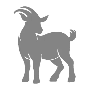 Samolepící dekorace Koza 004 pravá (17 - šedá) SAMOLEPKA NA AUTO, NÁLEPKA, FÓLIE, POLEP, TUNING, VLASTNÍ TEXT, TISK, AUTOSAMOLEPKY.cz, POLEPY, OBRÁZEK, LOGO, 3D STICKERS