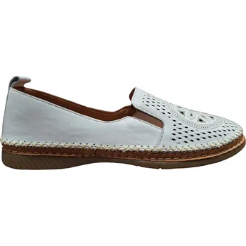 Dámské polobotky Wild V10134A2 White Dámské celokožené boty 38