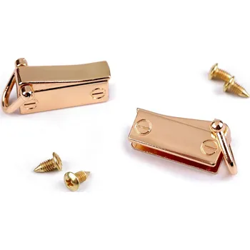 Galanterie Průvlek na kabelky, barva 3 (25 mm) růžové zlato