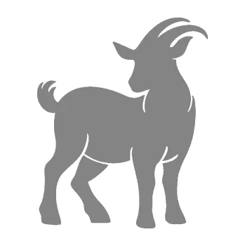 Samolepící dekorace SAMOLEPKA Koza 004 levá (17 - šedá) NA AUTO, NÁLEPKA, FÓLIE, POLEP, TUNING, VLASTNÍ TEXT, TISK, AUTOSAMOLEPKY.cz, POLEPY, OBRÁZEK, LOGO, SAMOLEPKY