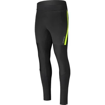 Cyklistické oblečení Zimní kalhoty na kolo ETAPE Sprinter WS pas bez vložky pánské černá-žlutá fluo Velikost: XL
