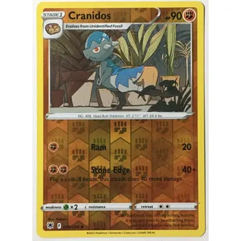 Společenská hra Pokémon karta Craniados 076/189 Reverse Holo