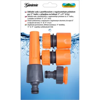 Zahradní hadice Nohel Garden Sada s proudnicí 1/2 s přípojkou na kohoutek 3/4 a 1 4ks