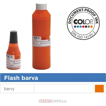 Razítko Plnění inkoustem COLOP EOS cartridge C/10-D - oranžová (EOS 10)