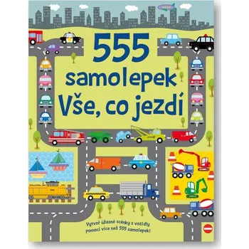 omalovánky Svojtka 555 samolepek - Vše, co jezdí