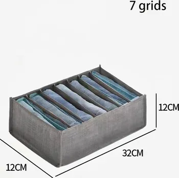 Úložný box Úložný box s oddělenými přihrádkami - legíny 7 mřížek