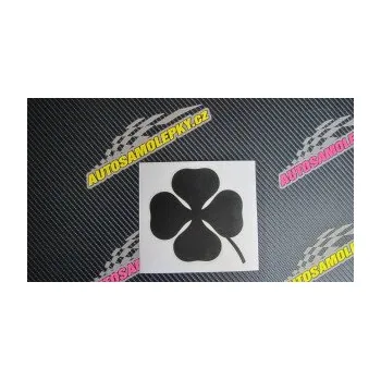 Samolepící dekorace SAMOLEPKA Čtyřlístek 001 pravá (09 - bílá) NA AUTO, NÁLEPKA, FÓLIE, POLEP, TUNING, VLASTNÍ TEXT, TISK, AUTOSAMOLEPKY.cz, POLEPY, OBRÁZEK, LOGO, SAMOLEPKY