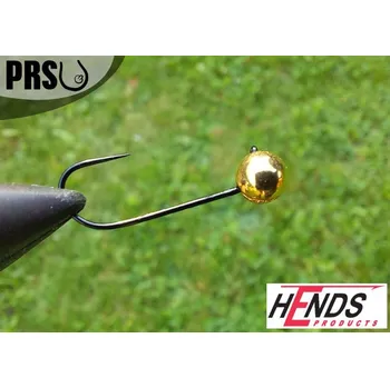 Rybářský háček Tungstenová hlavička bez protihrotu Hends velikost 10 barva Gold - 0,4g