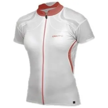 Cyklistické oblečení Dres na kolo CRAFT Elite Jersey dámský bílá 193609 Velikost: L