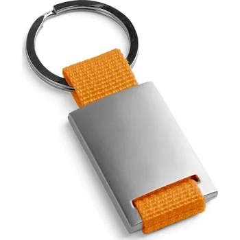 GRIPITCH. Klíčenka z kovu a popruhu - Oranžová