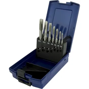 Závitořezný nástroj Sada OREN - strojní závitníky HSS-Co. DIN 371 B (průchozí závit), 7dílná