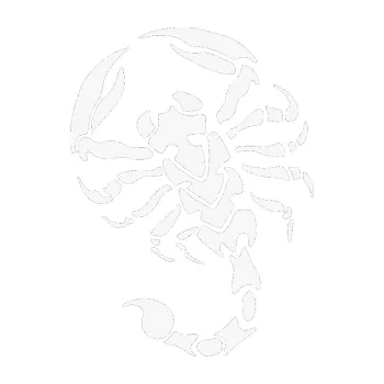 Polep vozidla SAMOLEPKA Štír 016 pravá (09 - bílá) NA AUTO, NÁLEPKA, FÓLIE, POLEP, TUNING, VLASTNÍ TEXT, TISK, AUTOSAMOLEPKY.cz, POLEPY, OBRÁZEK, LOGO, SAMOLEPKY