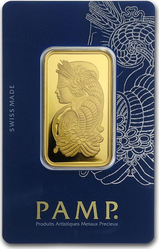 Zlatý investiční slitek 1 oz PAMP