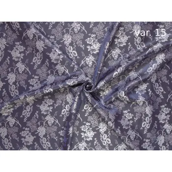 HEDVA ČESKÝ BROKÁT Ondrin 160 krojový brokát HROZEN modrá | 15