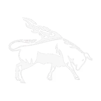 Samolepicí dekorace na vozidlo Animal flames 067 pravá býk (09 - bílá) SAMOLEPKA NA AUTO, NÁLEPKA, FÓLIE, POLEP, TUNING, VLASTNÍ TEXT, TISK, AUTOSAMOLEPKY.cz, POLEPY, OBRÁZEK, LOGO, 3D STICKERS