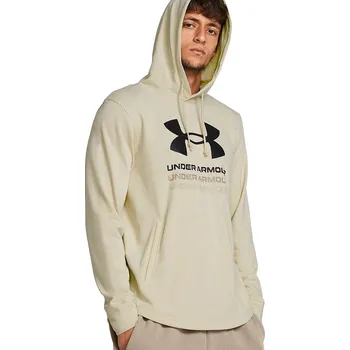 Pánská mikina mikina Under Armour Rival Terry Graphic - Silt/Black L