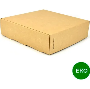 Jednorázové nádobí EKO sushi box, 200 x 200 x 55 mm, kraft
