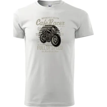 Pánské tričko Pánské triko s moto motivem 266 Cafe Racer