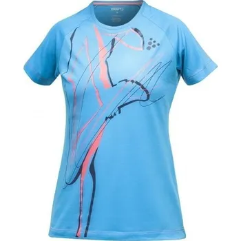 Triko s krátkým rukávem CRAFT Active Run Training dámské modrá Velikost: XL