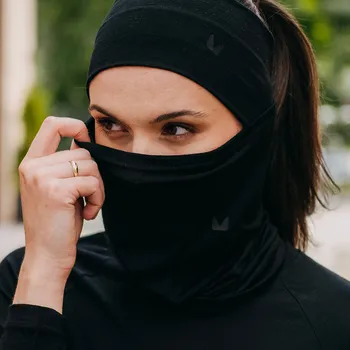 Nákrčník VAGUS Tunel Merino - Černý