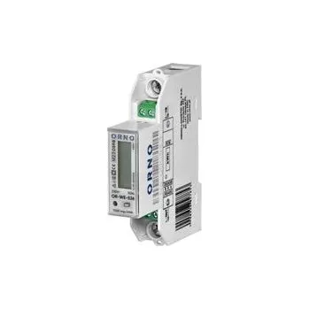 Elektroměr 1F na DIN lištu digitální ORNO OR-WE-526 100A vícetarifový