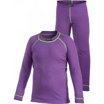 Triko + spodky CRAFT Active Junior (komplet) fialová Velikost: 134-140