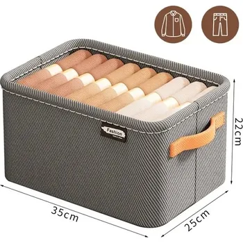 Úložný box Úložný box pro organizaci šatníku - 1 mřížka-šedá S