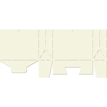 Šablona krabička taštička 2, plast