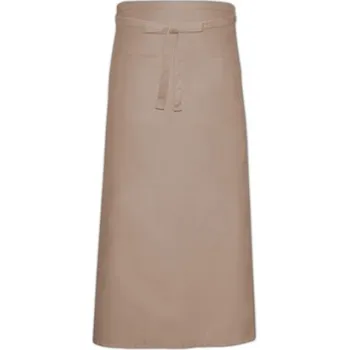 Pracovní zástěra Link Kitchen Wear Bistro zástěra X961T Khaki 120 x 100 cm